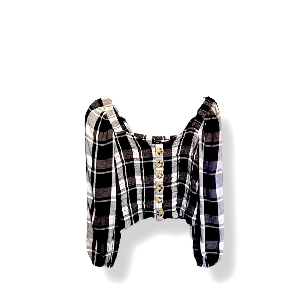 ๐๐๐๐๐๐๐๐ ๐๐๐๐๐ ๐๐๐๐
๐๐๐๐๐๐ Checkered Smock Top